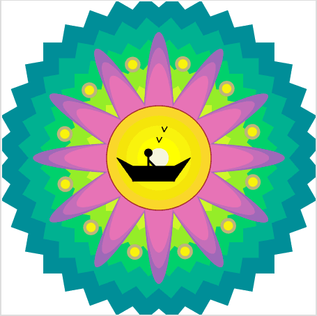 Pookalam design by ananyanair
